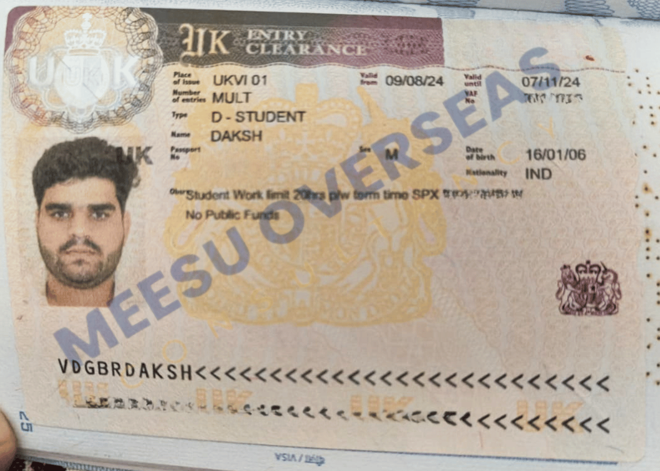 Daksh UK Visa