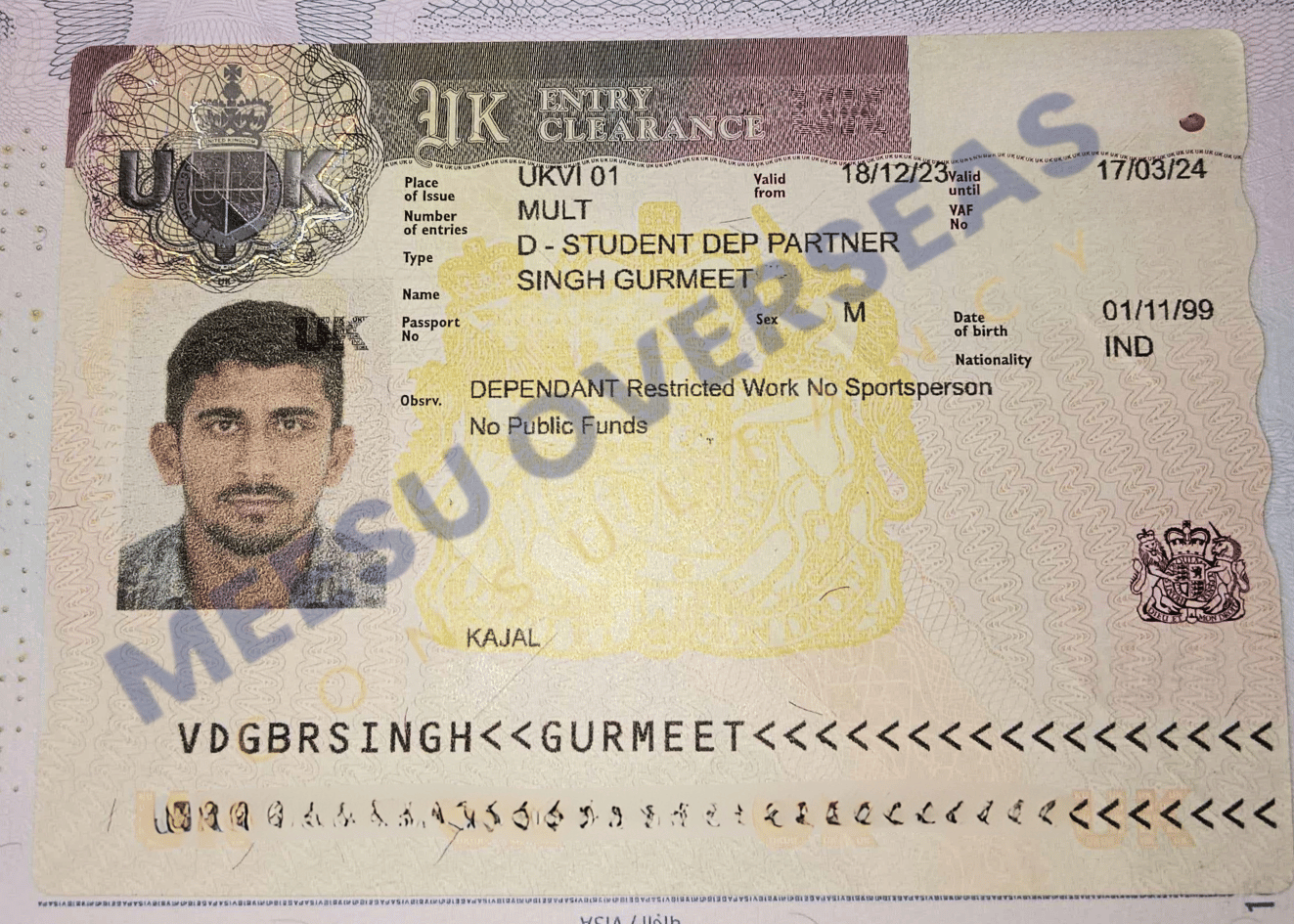 Gurmeet Singh UK Visa