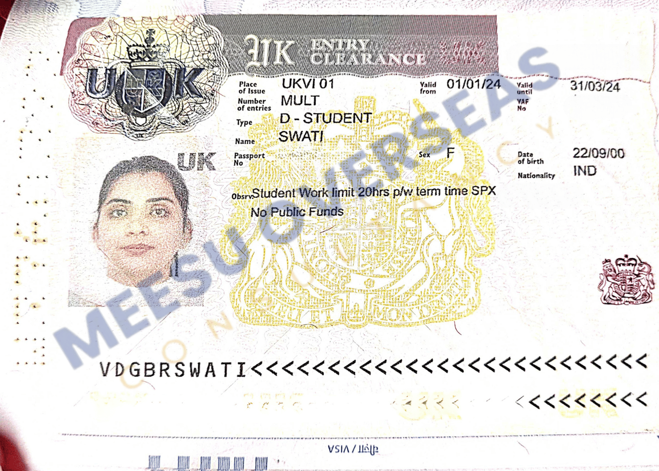 Swati UK Visa