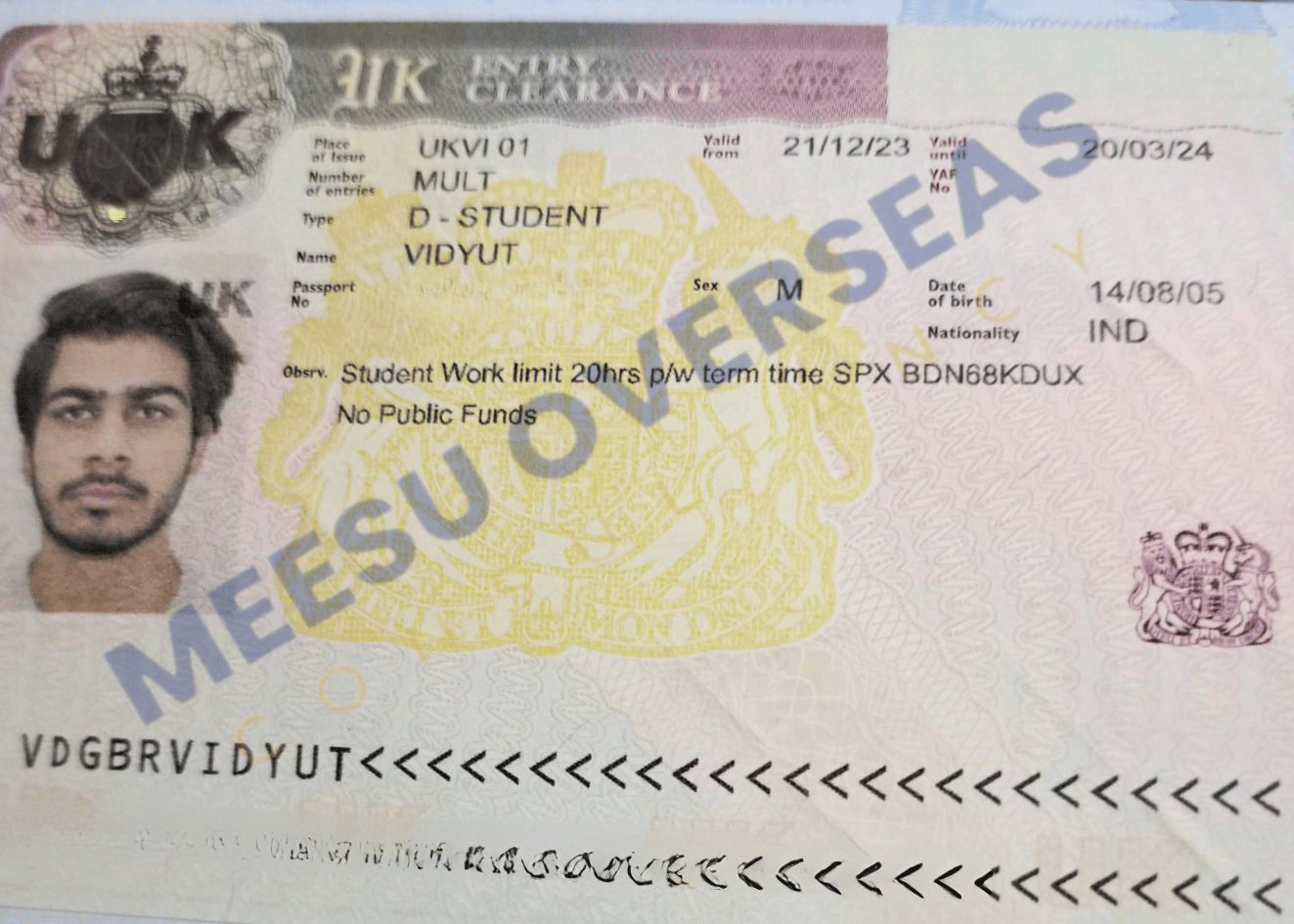 Vidyut UK Visa