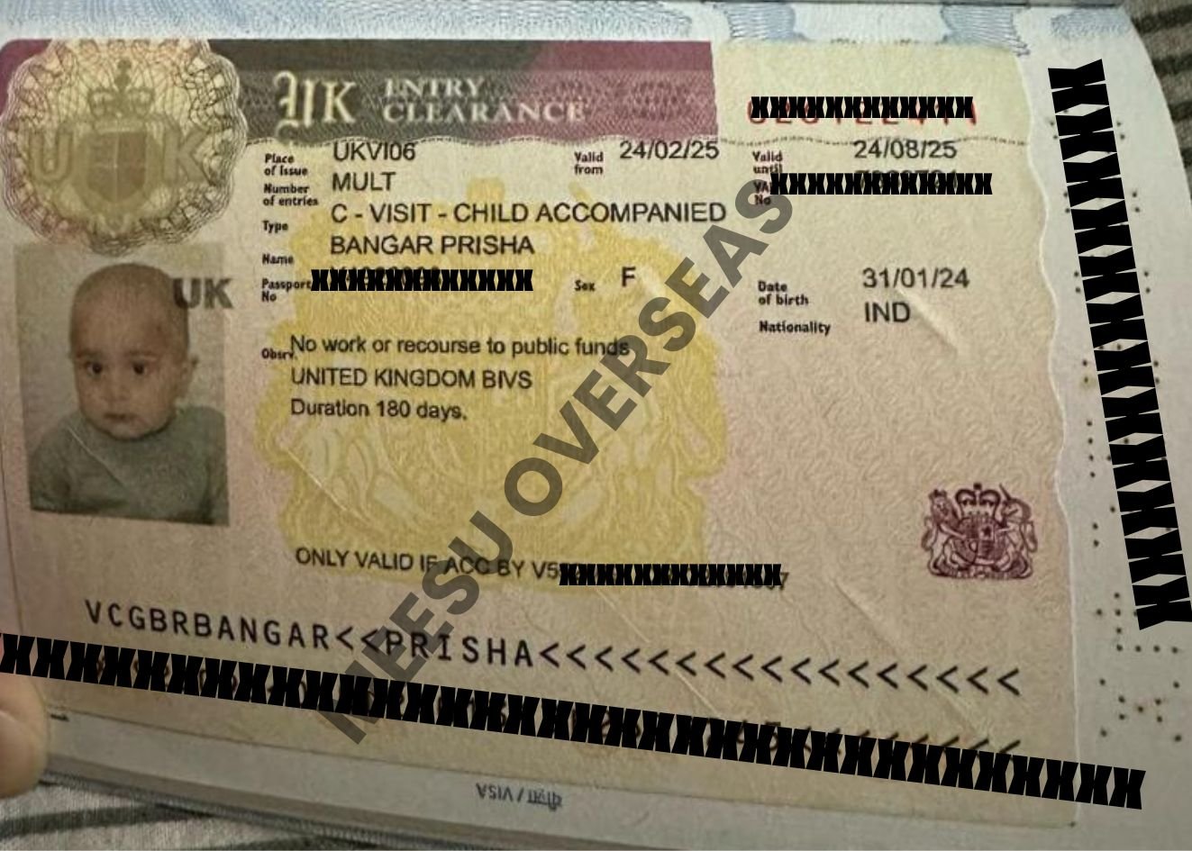Prisha Bangar Uk Visitor Visa