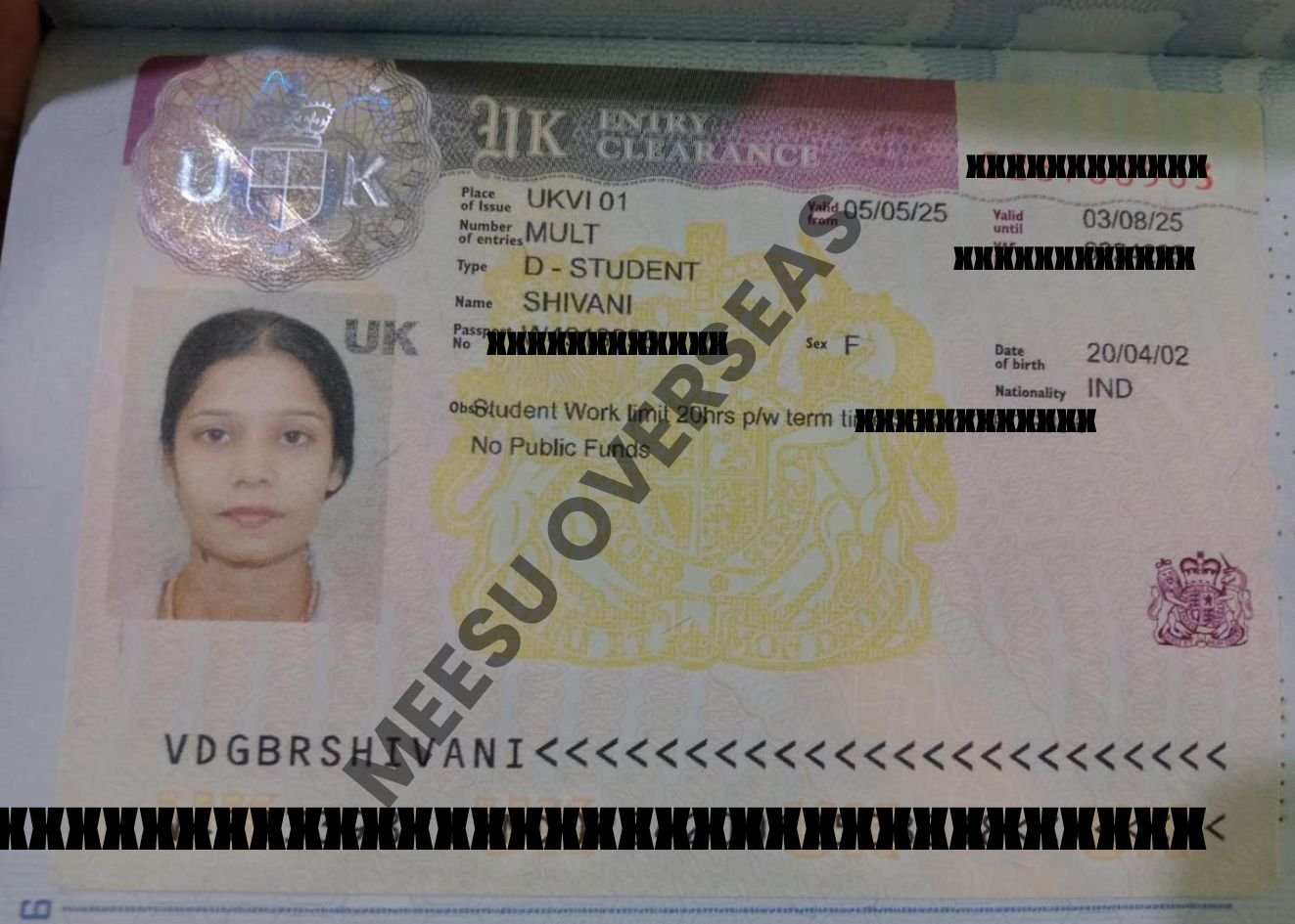 Shivani Uk Study Visa