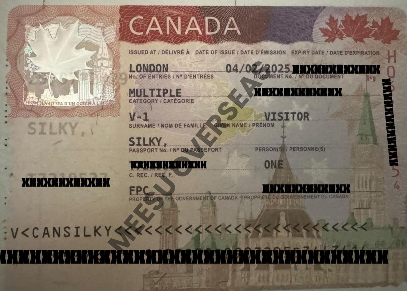 Silky  Canada Visitor Visa